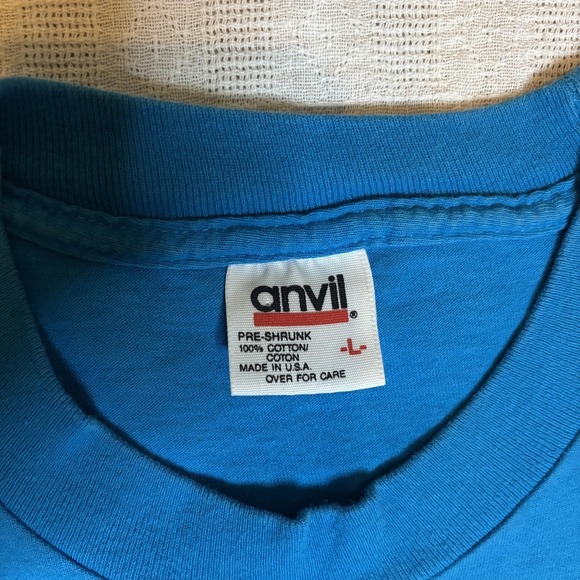 Vintage Wild Horses Shirt Mens Large Single Stitch USA 1993 Western Graphic 90s - Picture 2 of 11